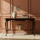 St. John's Tables of Michigan, Vintage Solid Mahogany Console Table, Sku 033773