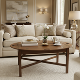 Kittinger Butler Tray Table, Wood Tray Top and Base are Individual Pieces, Four Sides are Hinged to Allow for Extra Serving Space