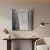 Original Minimalist Abstract Acrylic Painting by Libby Emi, Signed, 2008