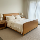 Heywood Wakefield Bed Frame in Wheat Finish, sku: 033922