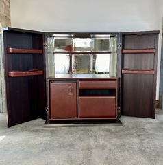 Promemoria Italian Custom Bar by Romeo Sozzi with Lighting and Fridge, sku: 24228