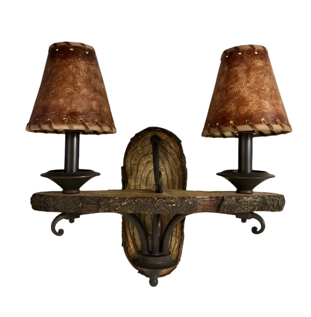 Wood Wall Sconce