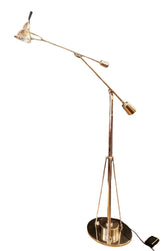 RH Restoration Hardware "Bouquet Light" Floor Lamp, Polished Nickel, sku: 032805
