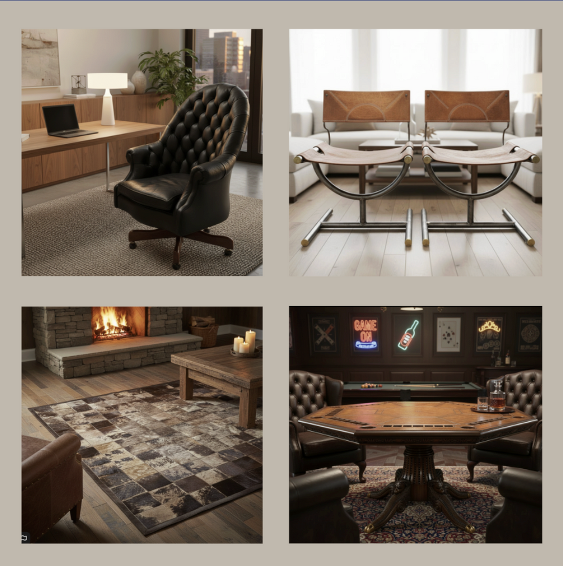 The Look & Feel of Leather in Home Design