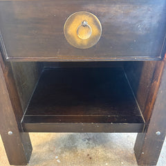 Pier 1 Asian Style Wood End Table 2 Drawers 1 Lower Shelf, Sku 034153