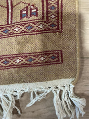 Oriental Hand Knotted Wool Runner Rug, Extra Long, Sku 033861