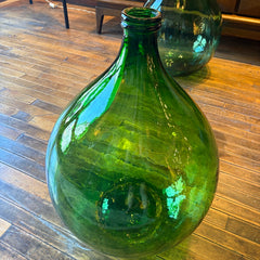 Green Glass Demijohn Bottle, Sku 033952