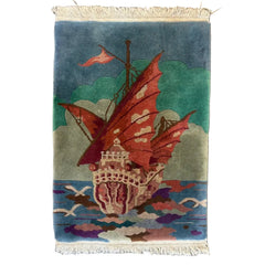 Merchant Ship Rug or Wall Hanging, Sku 034033