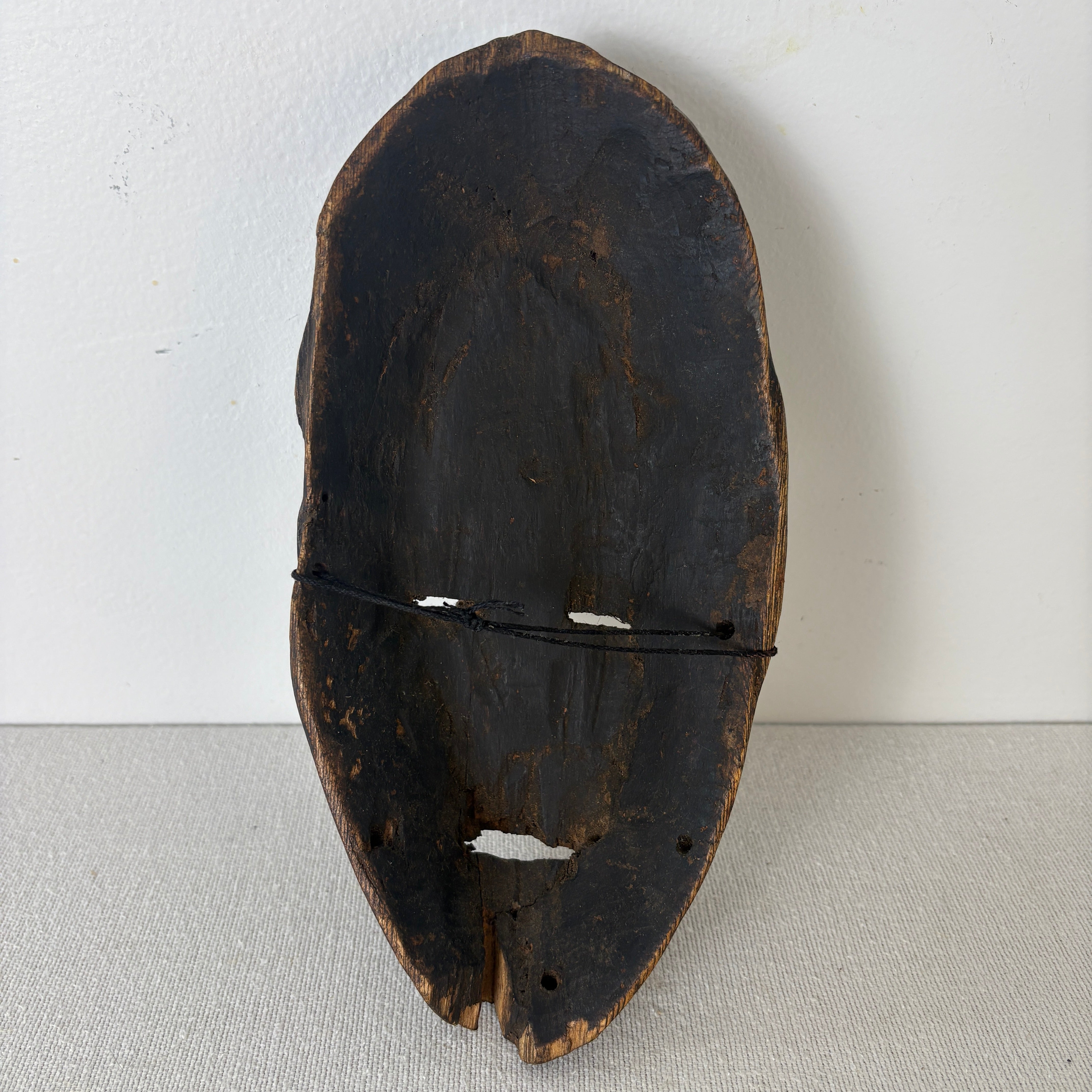 Small Black Tribal Mask, Sku 033058