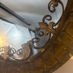 Oval Mirror, Metal Frame with Filagree Detail, Sku: 033442