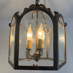 Lantern Style Pendant from Steven Handelman Studios "Alegre" Three Sockets, Sku 034105