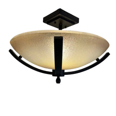 Minka Lavery Raiden Semi-Flush Bowl Style Light Fixture, Sku 033981