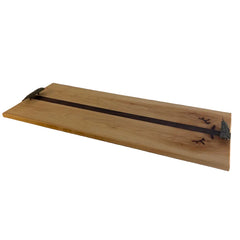 Custom Cheese Board w/ Metal Handles by Don Archer, Sku 033741