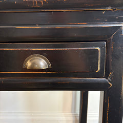 19th Century Qing Dynasty Black Lacquered Asian Scholar's Desk/Console, Sku 033999