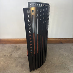 Charles Rennie Mackintosh Black Ashwood Willow High Back Demi Lune Chair, Sku 033374