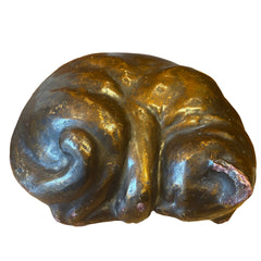 "Kiki The Cat" by Artist Malvina Hoffman Painted Plaster, Sku 033941