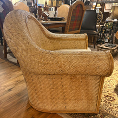 Vintage Bamboo & Rattan Chair, Sku 032657