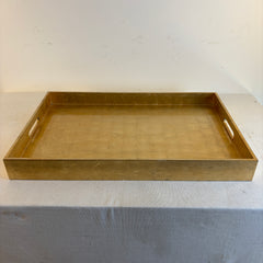 Large Tray with Gold Leaf and Lacquer Finish, Sku 034044