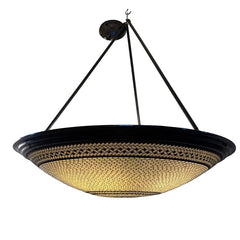 Hilliard Brand Mosaic Stained Glass Bowl Chandelier, Sku 033954