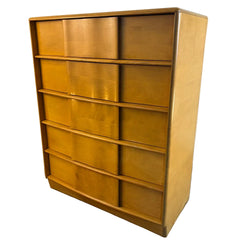 Heywood Wakefield Sculptura Chest of Drawers Wheat Finish, Sku 033919