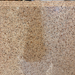 Stone Countertop with Round Steel Sink, Sku 033552