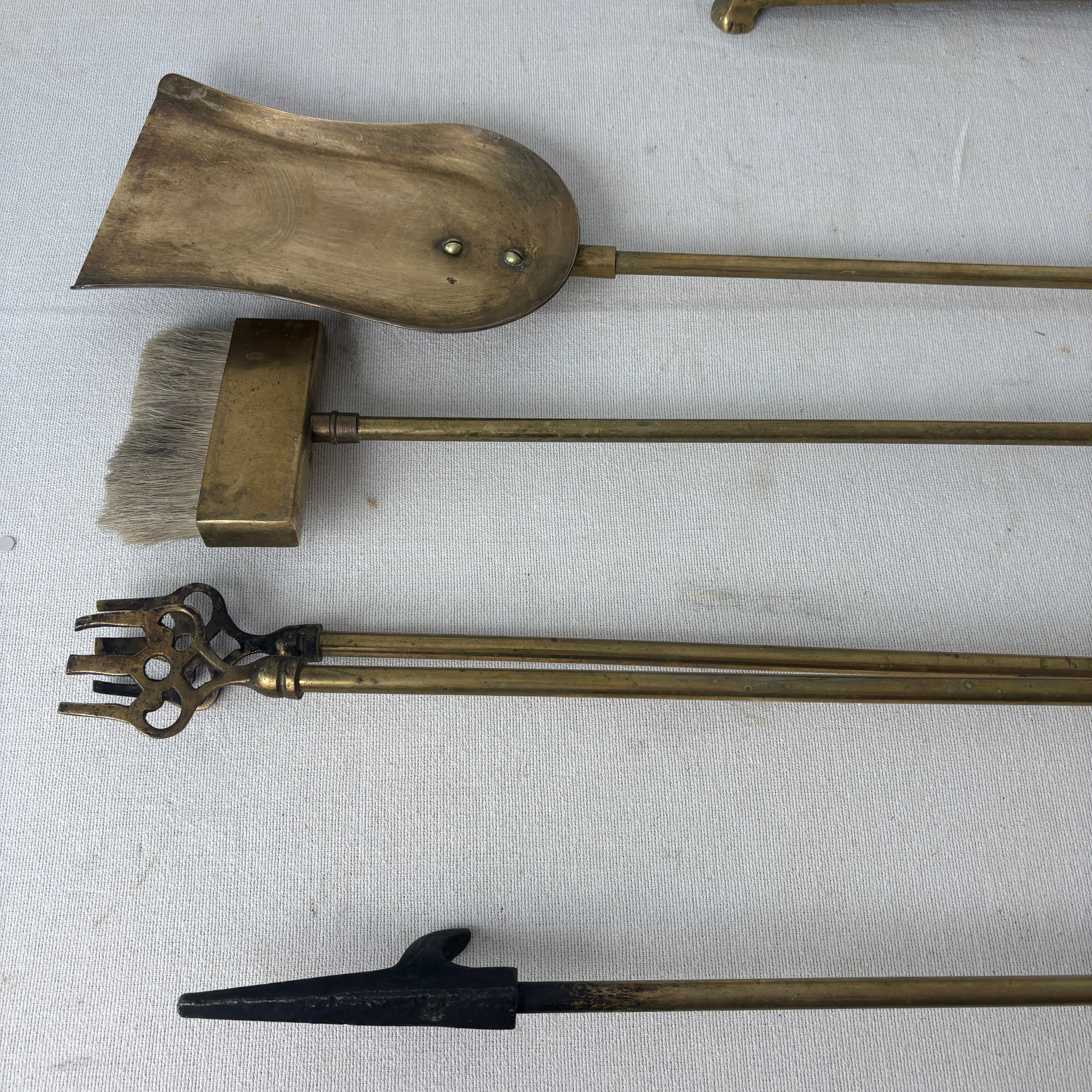 Brass Golf Themed Fireplace Tool Set, Sku 033085