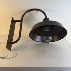 Hi Lite Brand Warehouse Style Exterior Sconces Metal with Dark Brown Finish, Sku 033899