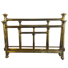 Simmons and Company Full Size Brass Bed Head, Foot and Side Rails, Sku 033707