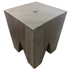 Stool, V Notched Stump Side Table or Stool, Sku: 033446