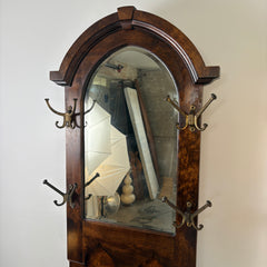 Hall Tree with Hooks, Storage Bench & Mirror, Sku: 033107