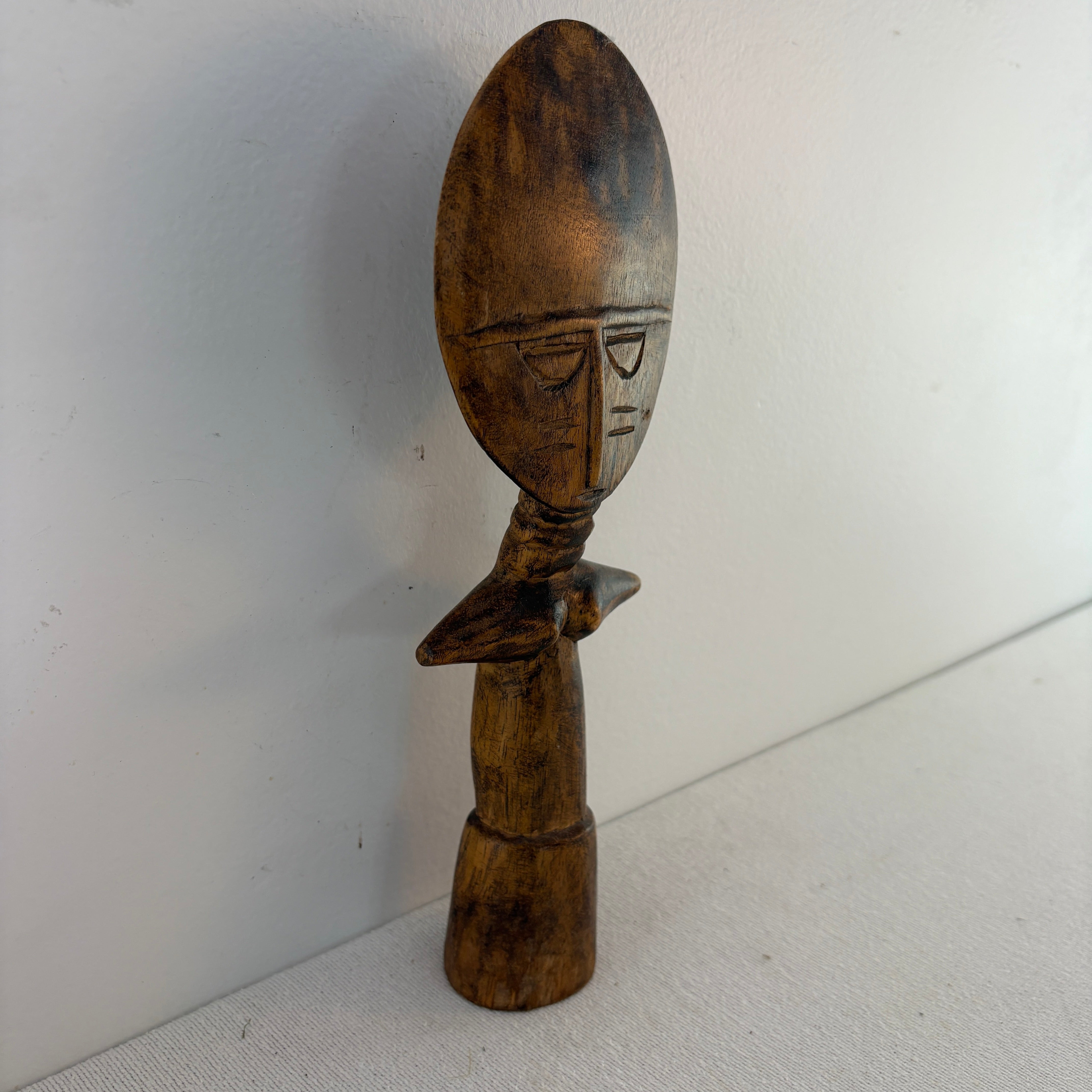 Fertility Doll, Carved Wood, Sku 033065