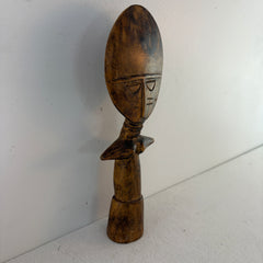 Fertility Doll, Carved Wood, Sku 033065