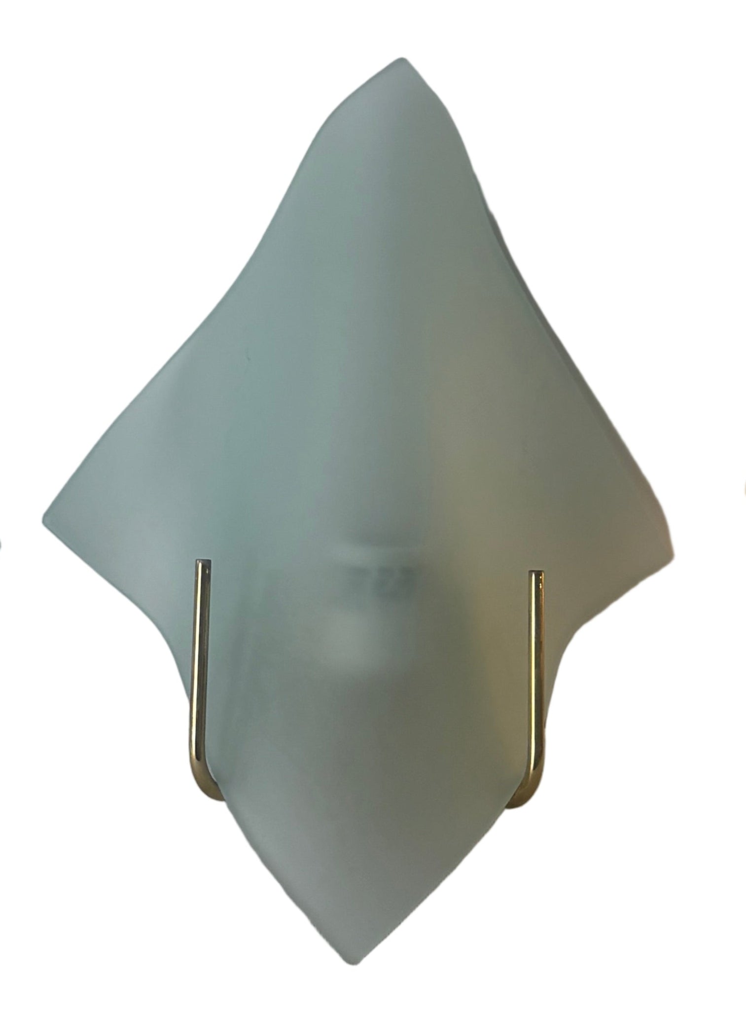 1990's Boyd Handkerchief Glass Wall Sconce, Matte Finish, Sku 033071
