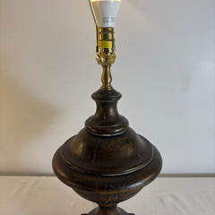 Chapman Wood Pedestal Base Table Lamp, Sku 033737