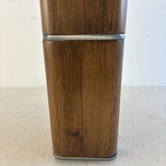 Table Lamp with Wood and Steel Square Base, Sku 034098