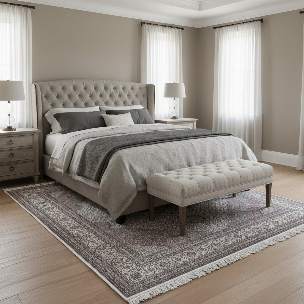Large Persian Hand Knotted Rug, Sku 033561