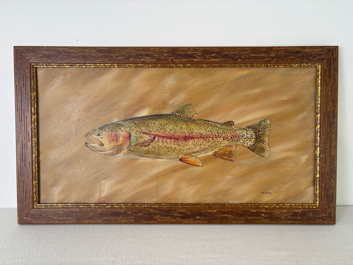 Fish Painting, Framed, Artist - Vahughes, Sku: 033011