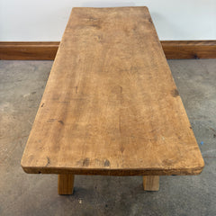 Rustic Butcherblock Top Coffee Table, Sku 033106