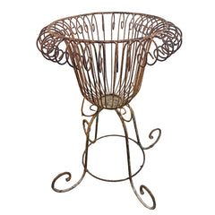 Victorian Style Vintage Vase Wire Planter, Sku 033777