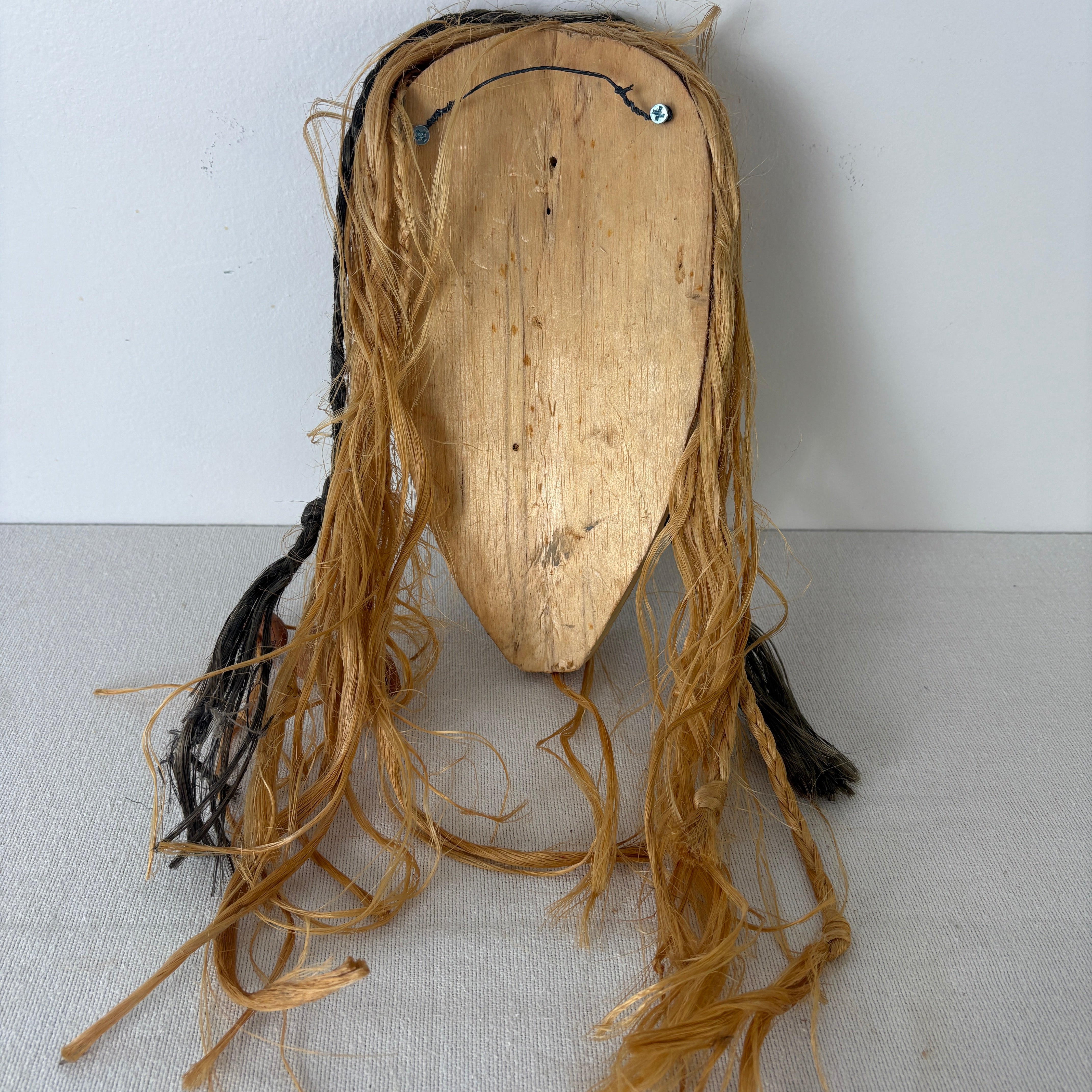 Tribal Mask with Hair, Sku 033056