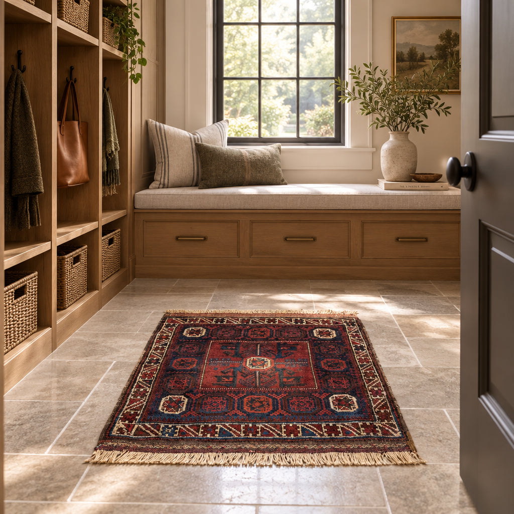 Vintage Turkish Rug, Sku 034024