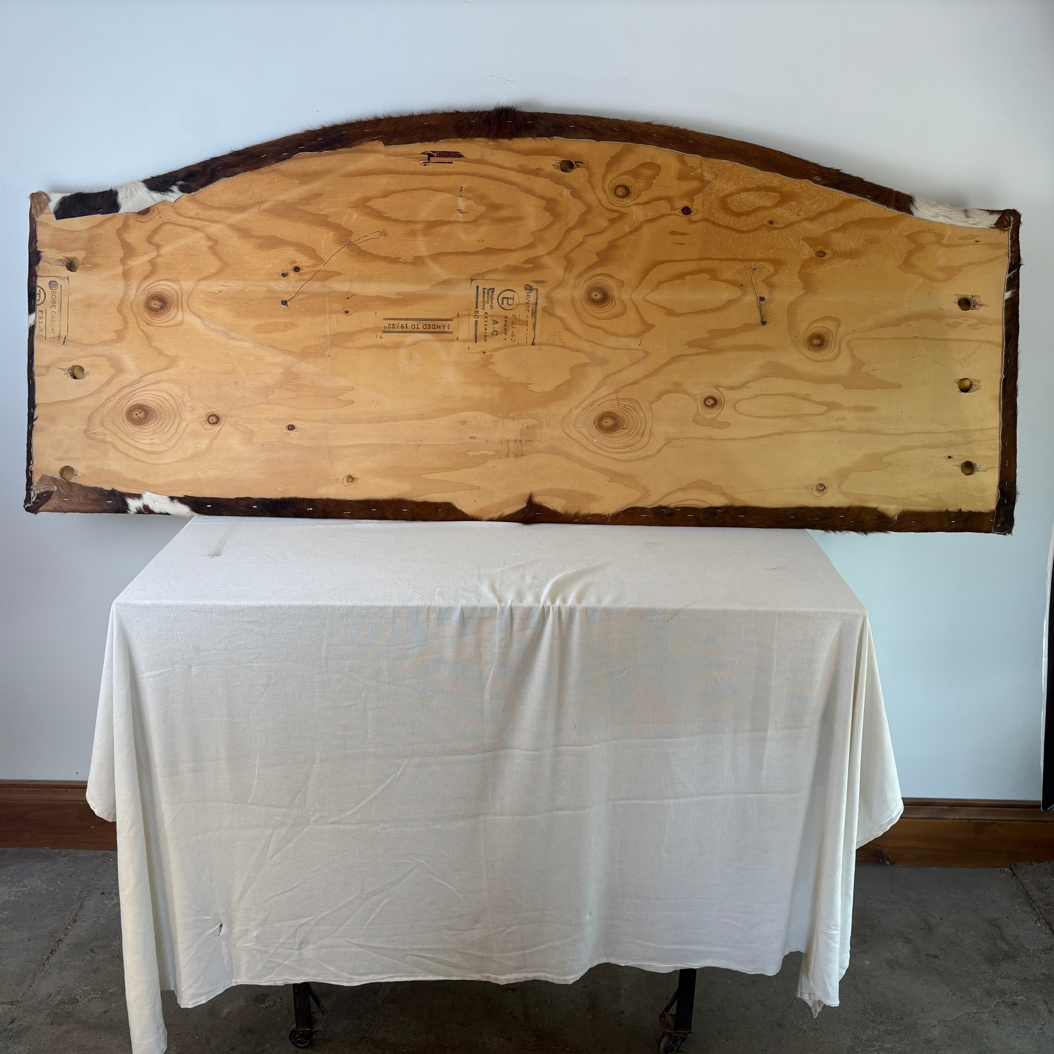 Cowhide Headboard, Sku 033088