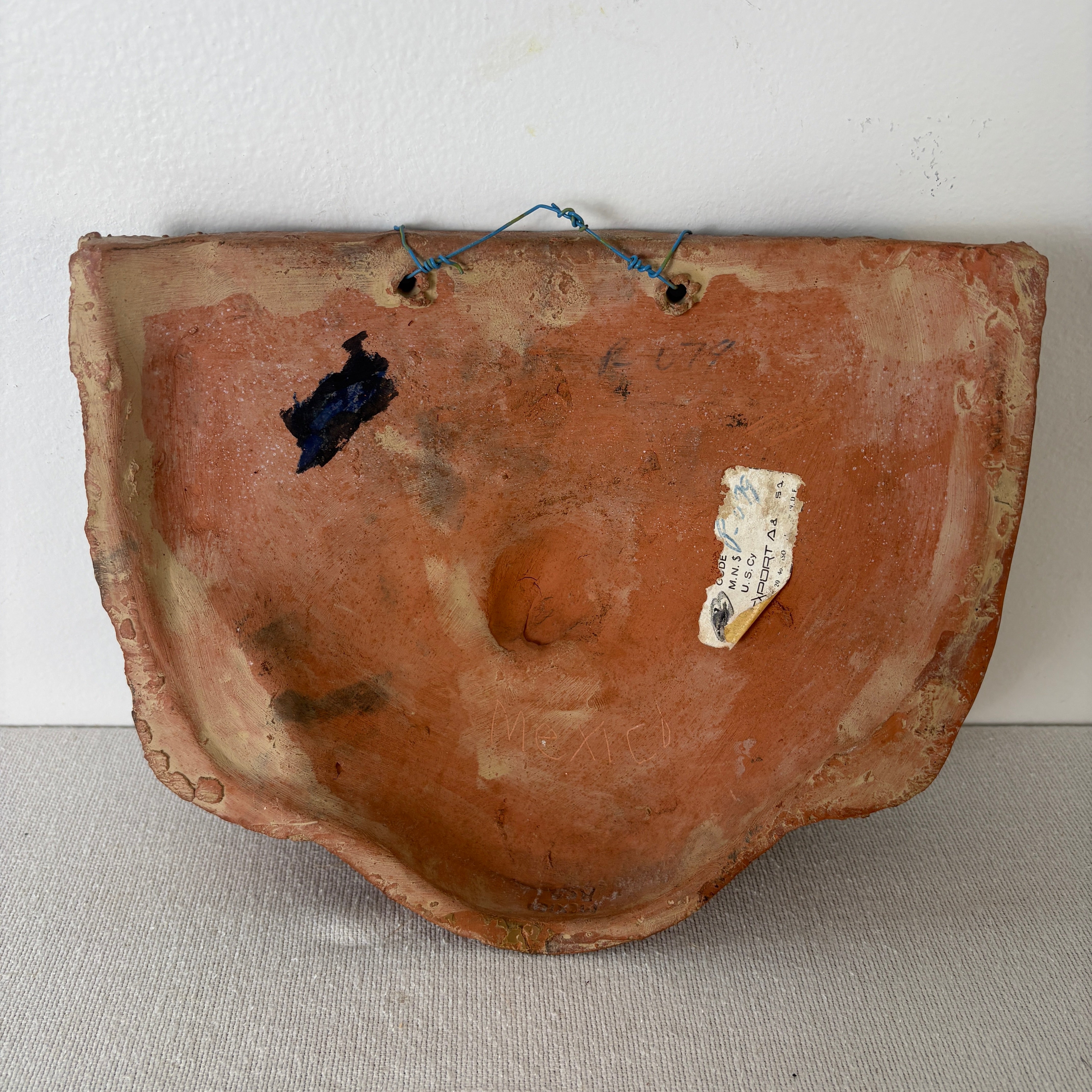 Mayan Terra Cotta Mask, Sku 033059