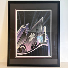 Original Framed Serigraph by Robert Hoppe, "Pegasus", Sku 033754