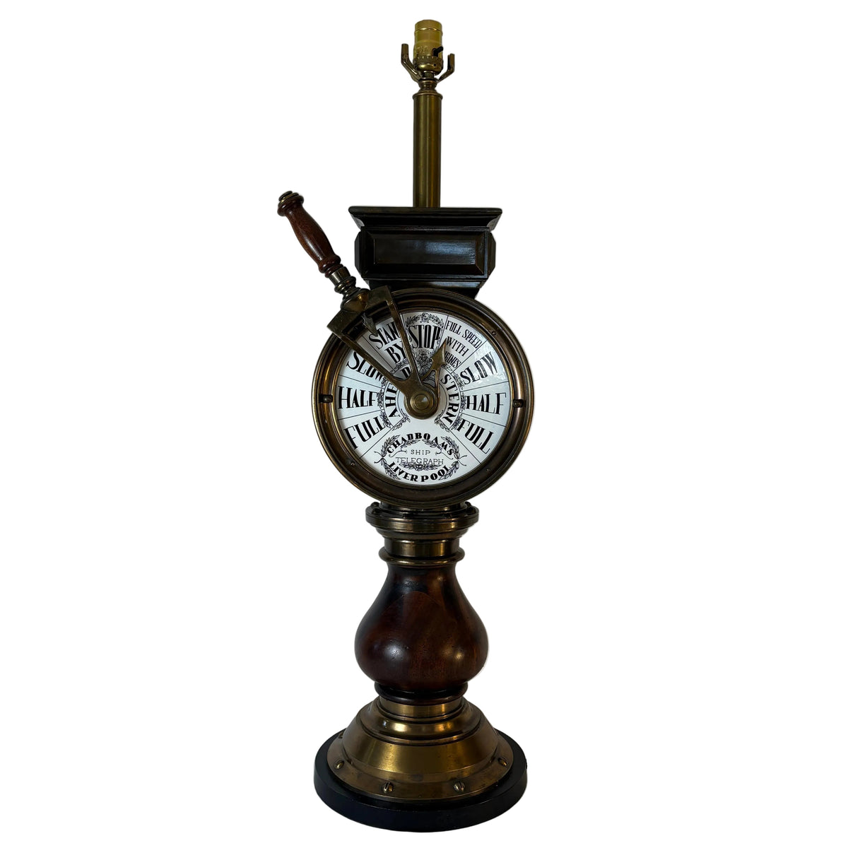 Ship Telegraph, Nautical Style Table Lamp, Sku 033525