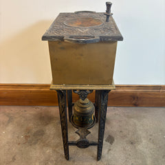 Art Deco Smoking Stand & Humidor, Antique, Sku: 033713