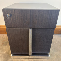 ALF Italia Montecarlo Charcoal 2-Drawer Pedestal w/ Plinth, Sku 033817