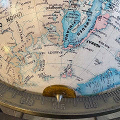 World Globe on Metal Stand, Sku 033933