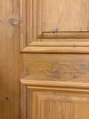 Entry Door, Solid Pine, Wire Brushed, bronze Hardware, sku: 4875