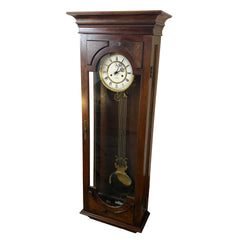Ethan Allen Regulator Wall Clock Weight Driven with Key, Sku: 033422